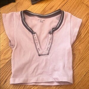 Urban outfitters go for gold pink top